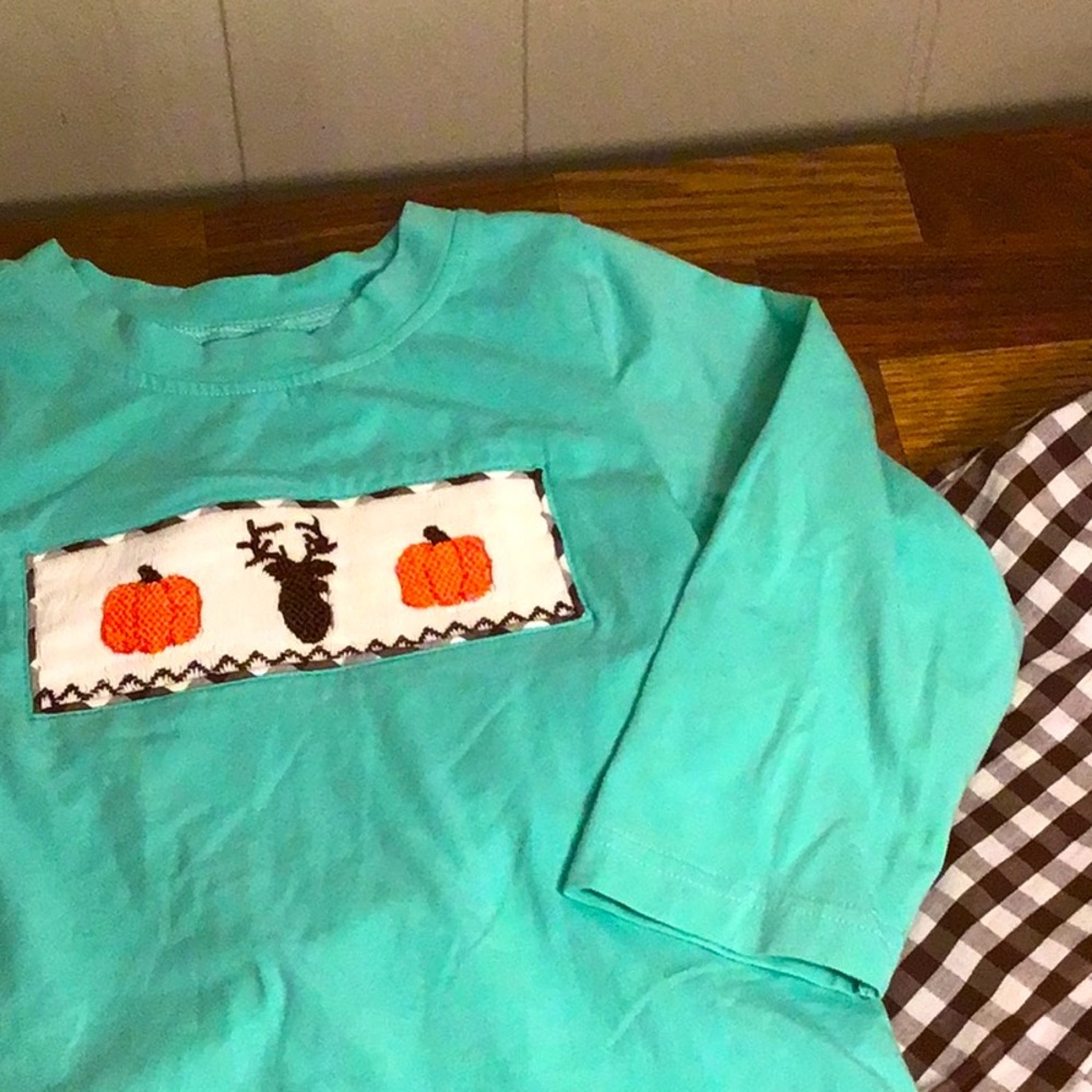 Smocked polkadot boutique boys sz 3t set
